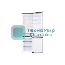Холодильник Samsung RB38C671DSA/EF серебристый двухкамерный 276/100л морозилка снизу, No Frost