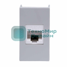 Розетка компьютерная DKC Viva 45138 RJ-45 кат.5E, 1 мод., серая