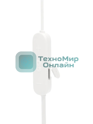 Беспроводные наушники JBL Tune 135BT белый, внутриканальные (с шейным ободом), Bluetooth, до 16 ч