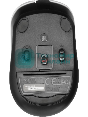 Мышь беспроводная A4Tech Fstyler FB12 белый/черный, 1200 dpi, радиоканал, Bluetooth, USB, кнопки - 3