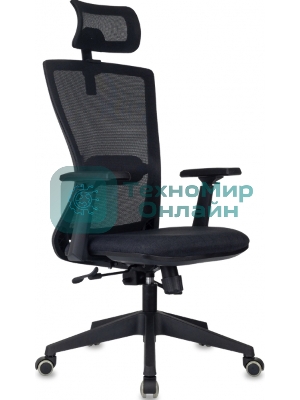 Кресло эргономичное Бюрократ MC-811S-H черный Elastic-102 сетка/ткань с подголов. крестов. пластик
