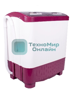 Стиральная машина EVGO WS-40PET белый/красный загр. вертикальная макс.:4 кг 1350 об/мин класс: А+