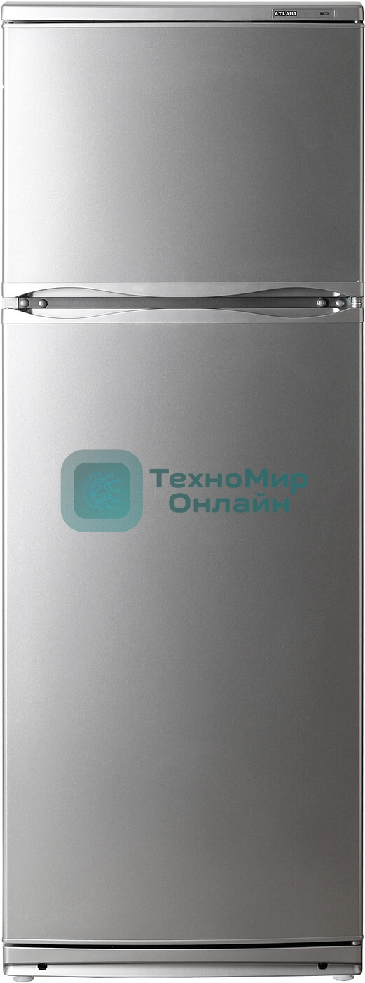 Холодильник Atlant МХМ-2835-08 серебристый двухкамерный 202/70л морозилка сверху