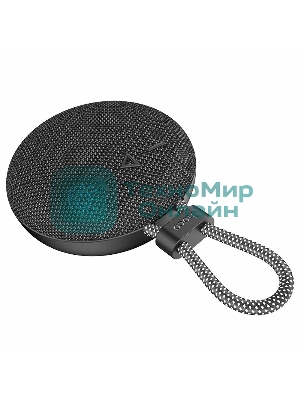 Портативная колонка круглая HOCO BS60, черный