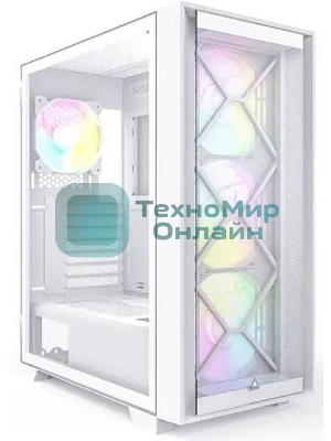 Компьютерный корпус Montech AIR 1000 PREMIUM белый без БП ATX 1x120мм 3x140мм 2xUSB3.0 1xUSB3.1 audio bott PSU
