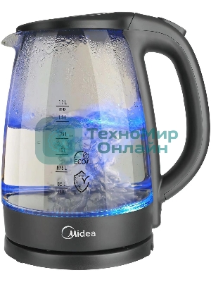 Чайник электрический Midea МК-8015, 2200 Вт, черный