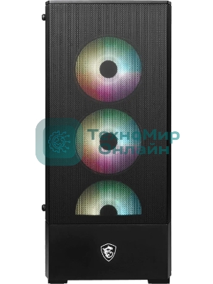 Компьютерный корпус MSI MAG FORGE 112R 2xUSB 3.0, 4x120мм ARGb Fan, ARGb Control Board, Tempered Glass Window, Brown Box (949679)