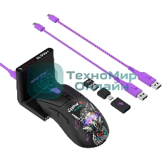 Мышь гибридная A4TECH R73 Ultra Duo чёрный, 20000 dpi, USB Type-A, радиоканал, кнопки - 7