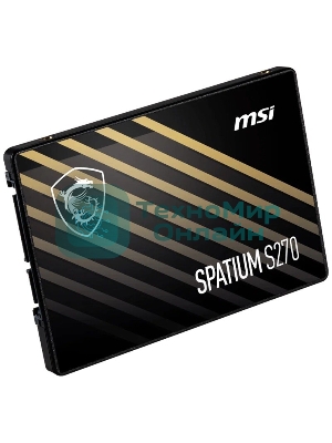 Накопитель SSD MSI SPATIUM S270, 240Gb, 2.5