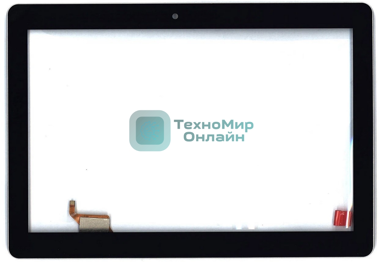 Сенсорное стекло (тачскрин) FCB0491-2015, черное с рамкой