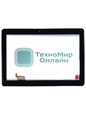 Сенсорное стекло (тачскрин) FCB0491-2015, черное с рамкой