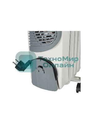 Обогреватель масляный EUROLUX ОМ-EU-9НВ (9 секций) белый, 2400 Вт, 30 м2, термостат 67/3/17