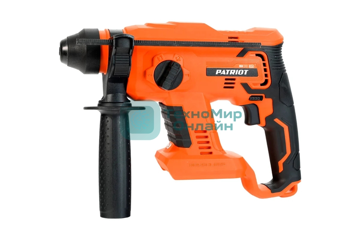 Перфоратор Аккумуляторный Бесщеточный Patriot RH 210Li UES, 1,7Дж, 0-1400об/мин., 0-4500уд/мин. (без аккумулятора и зарядного устройства)