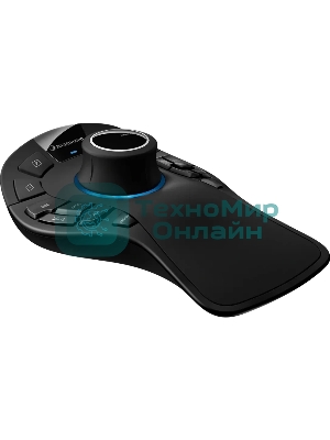 Мышь беспроводная/проводная 3DConnexion SpaceMouse Pro Wireless (3DX-700119) черный, радиоканал, Bluetooth, USB, кнопки - 15