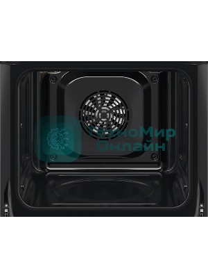 Встраиваемый духовой шкаф Electrolux EOF3H50BX 60 см, 72 л, 8 режимов, 59.4x59.5x56.9 см, очистка паром, нер. сталь