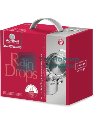 Кастрюля Rondell RainDrops RDS-1295 с/кр 24 см 5,6 л
