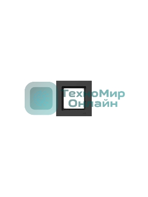 Рамка 1 - местная EKF Эпика UP1-FPB-01-44 IP44, черная, пластик