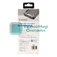 Портативный аккумулятор Gembird GPB-10, 10000мА·ч, 2A, черный