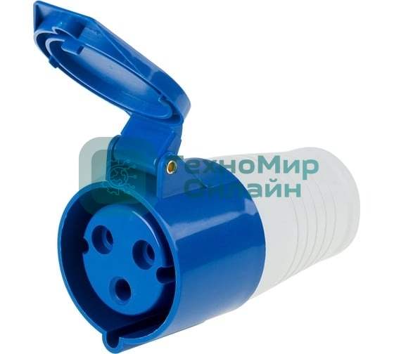 Розетка Rexant 223 переносная 2Р+РЕ 32А 220В IP44