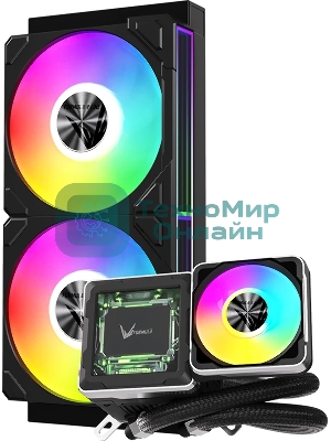 Система жидкостного охлаждения Formula V Line Cryo Wing Digi 240 BK, 240мм, LCD 2.73