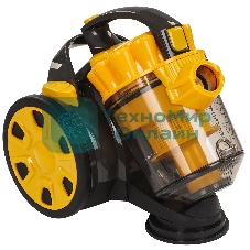 Пылесос Endever SkyClean VC-640 желтый/серый, 380/2200 Вт, уборка сухая, пылесборник контейнер 2.5 л