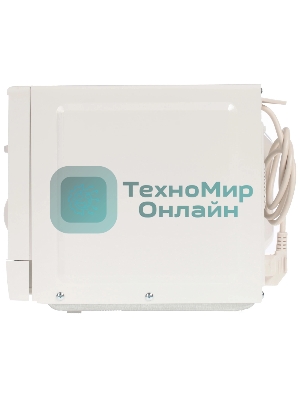Микроволновая печь Mystery MMW-2012 белый, 20 л, 800 Вт, переключатели - поворотный механизм