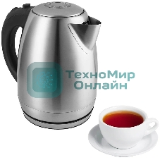 Чайник электрический Redmond RK-M183 1.7л. 2200Вт серебристый (корпус: металл)