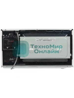 Микроволновая печь Samsung MG23K3515AW/BW белый/черный, 23 л, 800 Вт, переключатели - кнопки, поворотный механизм