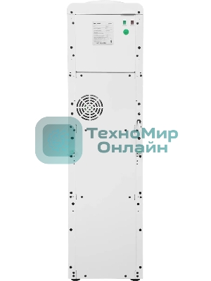 Кулер для воды Hyundai H-WD4231E, верхняя загрузка, нагрев 95 °С, охлаждение 10 °С, белый