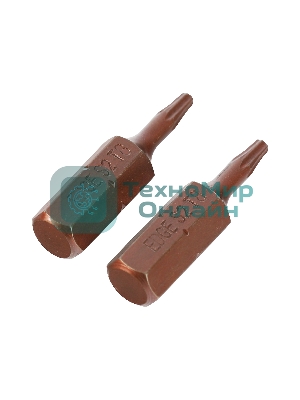 Бита EDGE by PATRIOT T8, сталь S2, длина 25 мм, 2шт в блистере