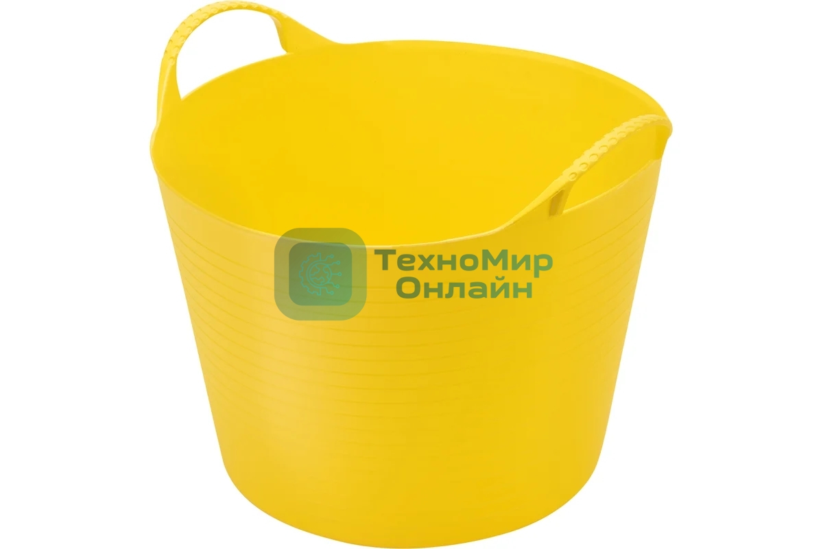 Ведро Сибртех гибкое сверхпрочное, 28 л, желтое