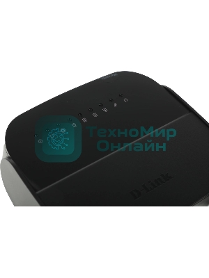 Роутер беспроводной D-Link DSL-2640U/R1A ADSL2+ черный (Annex A)