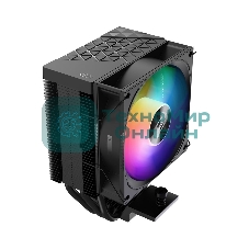 Кулер для процессора PCCooler R300 ARGB BK черный 92мм алюминий+медь 2200rpm 30db 4-pin 150W 133мм