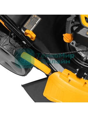 Бензиновая газонокосилка Denzel GLT-460SP-T, Trike 150 см3, 46 см, привод, панель, 60л