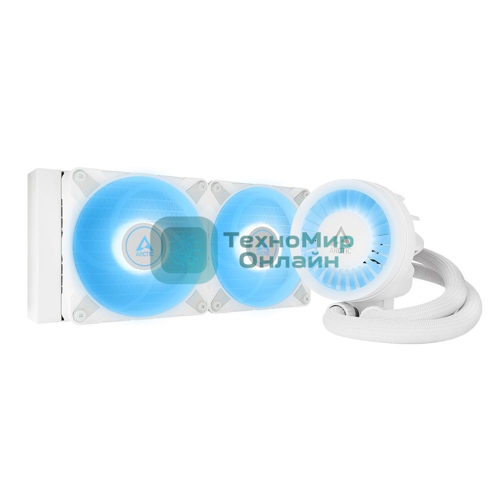 Жидкостная система охлаждения Arctic Liquid Freezer III 240 A-RGb белый, 120 мм, алюминий, 2800 об/мин, 25 дБ, 4 pin, 250 Вт