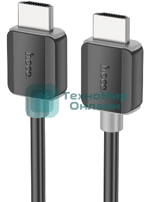 Кабель Hoco US08 ver2.0 HDMI (m) HDMI (m) 2м черный (пакет)