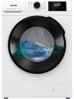 Стиральная машина Gorenje W1NGPI72SBS/C белый, загрузка фронтальная 7 кг, 1200 об/мин., класс: А
