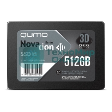 Накопитель SSD QUMO Novation 3D, 512Gb, SATA III, 2.5