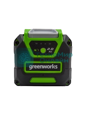 Аккумулятор с USB разъемом GreenWorks G40USB2 для техники 40V, 2 А.ч