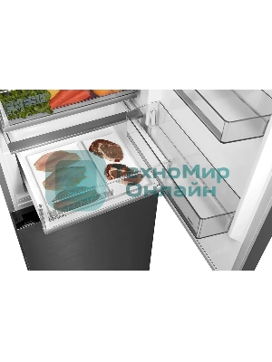 Холодильник Midea MDRB469MGF46I нержавеющая сталь двухкамерный 223/123л морозилка снизу, No Frost