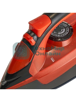 Утюг Delta DL-755 черный/оранжевый, 2200 Вт, 23 г/мин, 125 г/мин, 250 мл