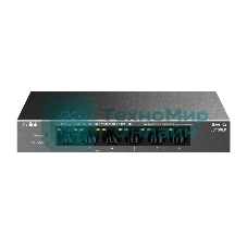 Коммутатор настольный TP-Link LS106LP с 6 портами 10/100 Мбит/с (4 порта PoE)