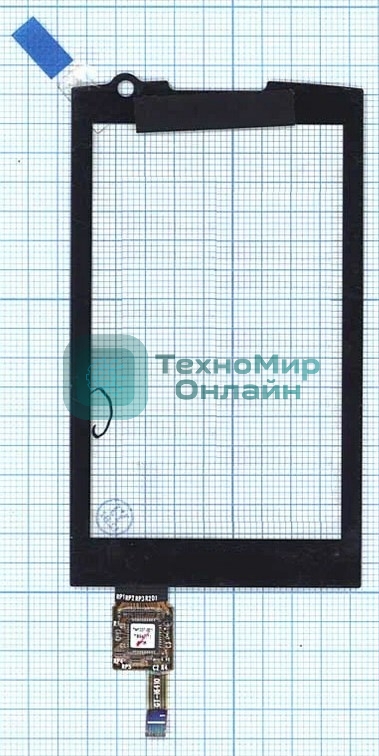 Сенсорное стекло (тачскрин) для Samsung M1 GT-I6410, черное