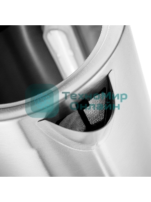 Чайник электрический BRAYER BR1060 2200 Вт, 1.7 л, стальной/черный