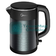 Чайник электрический Midea 1.5л, 2200 Вт, черный