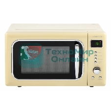 Микроволновая печь HARPER HMW-20ST04 CREAMY бежевый, 20 л, 700 Вт, переключатели - кнопки/поворотный механизм