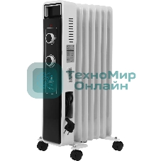 Радиатор масляный Royal Clima PARMA ROR-PR7-1500M 1500Вт белый/черный