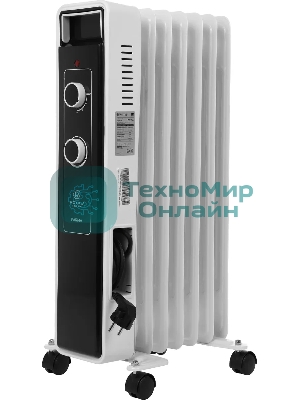 Радиатор масляный Royal Clima PARMA ROR-PR7-1500M 1500Вт белый/черный