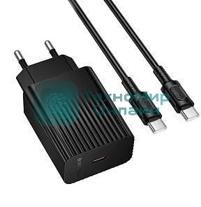 Сетевое зарядное устройство BOROFONE (6941991122859) BAS75Aaa 1Type-C 3.0A PD30W для Type-C Type-C черный