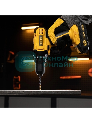 Набор сверл по металлу Denzel 1-10 мм, HSS-Tin, Golden Tip, 19 шт